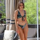 Raquel Leviss – Displays her green bikini at the pool in Scottsdale, Arizona - 454 x 683