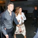 Tim Tebow And Demi-Leigh Nel-Peters Outside Egyptian Theatre In Hollywood - 429 x 600