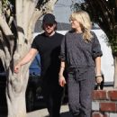 Malin Akerman – Seen with her husband Jack Donnelly near their home in Los Angeles - 454 x 636