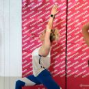 Gemma Merna – Arriving at a Yoga Class in Manchester - 454 x 623