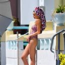 Taylor Hill – In a bikini in Miami - 454 x 617