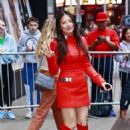 Christine Ko – In a red mini dress at Good Morning America morning show - 454 x 678
