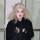 Cyndi Lauper – Exits the Drew Barrymore Show in New York - 454 x 678
