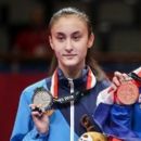Uzbekistani female taekwondo practitioners