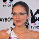 Adrianne Curry arrives to Playboy TV's 