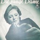 Sybille Schmitz - Die Junge Dame Magazine Cover [Germany] (17 January 1939)