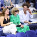 Emma Watson – And Ana Wintour attend the quarter final at The US Open in New York City - 454 x 334