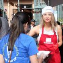 Kassandra Clementi – Los Angeles Mission Thanksgiving Meal for the Homeless - 454 x 593