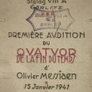 Compositions by Olivier Messiaen