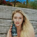 Iskra Lawrence – Beach photoshoot for her Saltair Skin Care Products - 454 x 666