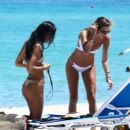 Olivia Pascale and Jessica Martin – Bikini at the beach in Miami - 454 x 390