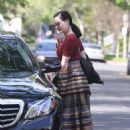 Dita Von Teese – Out for lunch in Los Angeles - 454 x 636
