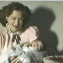Maria Montez and baby daughter Tina Aumont in 