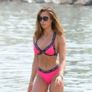 Pascal Craymer in Pink Bikini at a beach in Marbella - 454 x 425