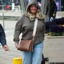 Kerry Katona &#8211; Caught up in storm Eunice while arriving at Steph&#8217;s Packed Lunch