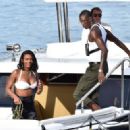 Elisa Johnson – In Bikini on their vacation in Portofino - 454 x 323