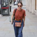 Kara Tointon – In flared denim pants stepping out in London - 454 x 626