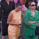 Selena Gomez – With Sofia Carson on a shopping trip in Capri