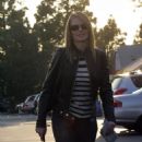 Marg Helgenberger - In Black Leather Jacket, 14.12.2007.