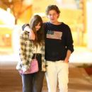 Taylor Hill walk with her boyfriend in West Hollywood