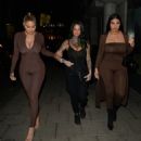 Anna Vakili – with her sister Mandi and pal Jemma Lucy in London - 454 x 500