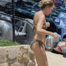 Joanne Froggatt – In a bikini at a Sydney Harbour beach - 454 x 720