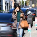 Jordana Brewster – grabs a cup of coffee in Brentwood