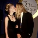 Jennie Garth and Daniel Clark at the 50th Annual Golden Globe Awards, Beverly Hilton Hotel, Beverly Hills on Jan 23 1993