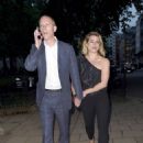 Billie Piper and Laurence Fox – Arriving late for the glamour awards in London