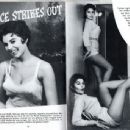 Eunice Gayson - Spick Magazine Pictorial [United Kingdom] (May 1957) - 454 x 343
