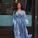 Camila Alves – Is wearing a blue Althuzarra while attending the New York Fashion Week - 454 x 682