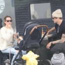 Ashley Tisdale – Spotted with her family at Mustard Seed Cafe in Los Feliz - 454 x 324