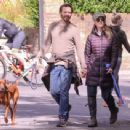 Natalie Dormer and her boyfriend David Oakes – Takes her dog Indy for a walk in Richmond Park - 454 x 342