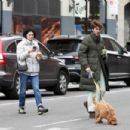 Meadow Walker &#8211; With her husband Louis Thornton-Allan stopping for coffee in Soho
