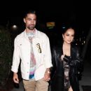 Becky G – with her boyfriend Sebastian Lletget at Delilah in West Hollywood - 454 x 750
