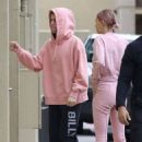 Hailey Baldwin and Justin Bieber – Arriving at West Valley Medical Center in Encino
