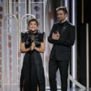 Emma Watson and Robert Pattinson - 75th Annual Golden Globe Awards - Show