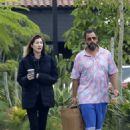 Jackie Sandler – Going out for a walk in Brentwood - 454 x 681