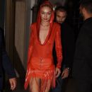 Gigi Hadid – Versace after the show during the Milan Fashion Week Womenswear SS 2023