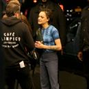 Sasha Lane – On the set of ‘The Crowded Room’ in New York - 454 x 681