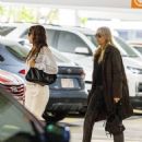 Miley Cyrus – With mom Tish seen heading to a business meeting - 454 x 588