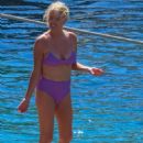 Caroline Stanbury – Seen In a purple bikini with her husband Sergio Carrallo at Mykonos - 454 x 681