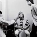 12 September 1965 - Backstage at the Grugahalle in Essen, West Germany (German and Austria tour 11-17 September 1965)