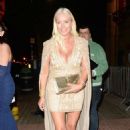 Denise Van Outen – Leaving The Sun’s ‘Who Cares Wins’ Awards at The Roundhouse