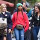 Zoe Saldana – Spotted at Disneyland
