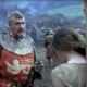Malcolm Tierney as the Magistrate and Catherine McCormack as Murron MacClannough in Braveheart (1995)