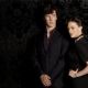 Benedict Cumberbatch as Sherlock Holmes and Lara Pulver as Irene Adler in Sherlock (2010)