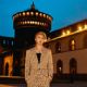 KUN at Versace Spring/Summer 2025 Womenswear for Milan Fashion Week