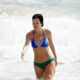 Lily Allen – In a bikini at a Beach in St. Barts