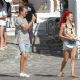 Dianne Buswell in Green Swimsuit on vacation in Mykonos
